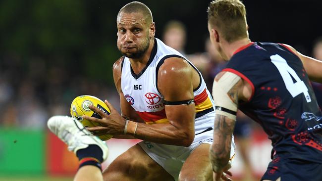 Crow Cam Ellis-Yolmen will sign a three-year contract to join Brisbane as an unrestricted free agent. Picture: DAN PELED (AAP).