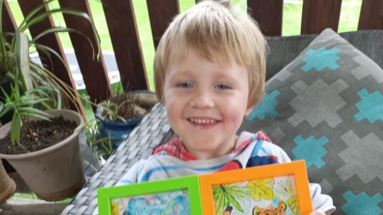 Maddox, 3, was killed suddenly in a lawnmower accident. Picture: Go Fund Me