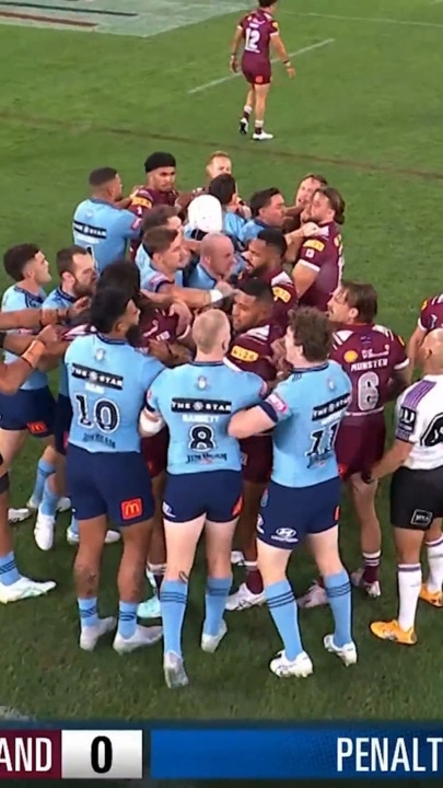 Tensions boil over early in Origin 1