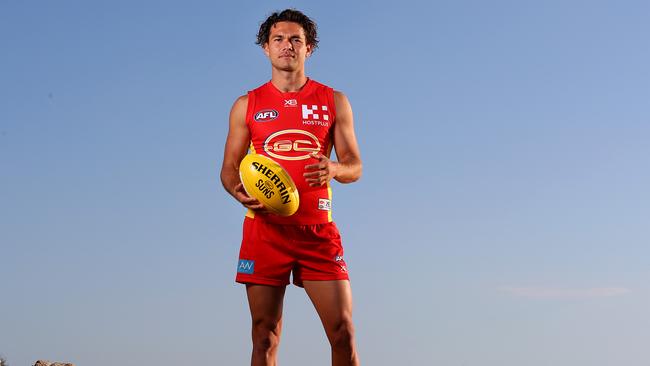 Suns player Jarrod Harbrow at Miami Hill. Picture: Adam Head.