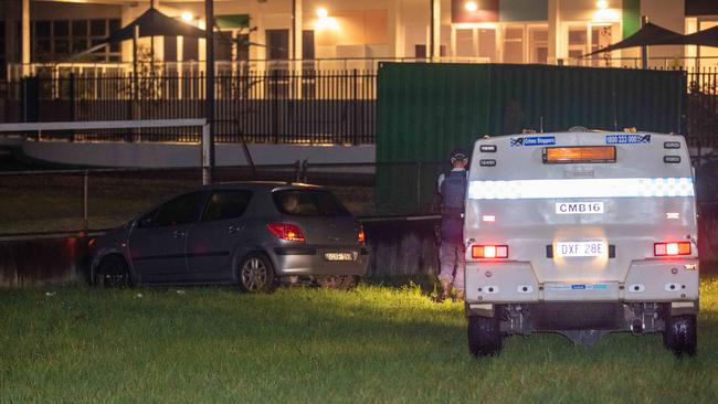 Police arrive at George St. Picture: Dean Asher