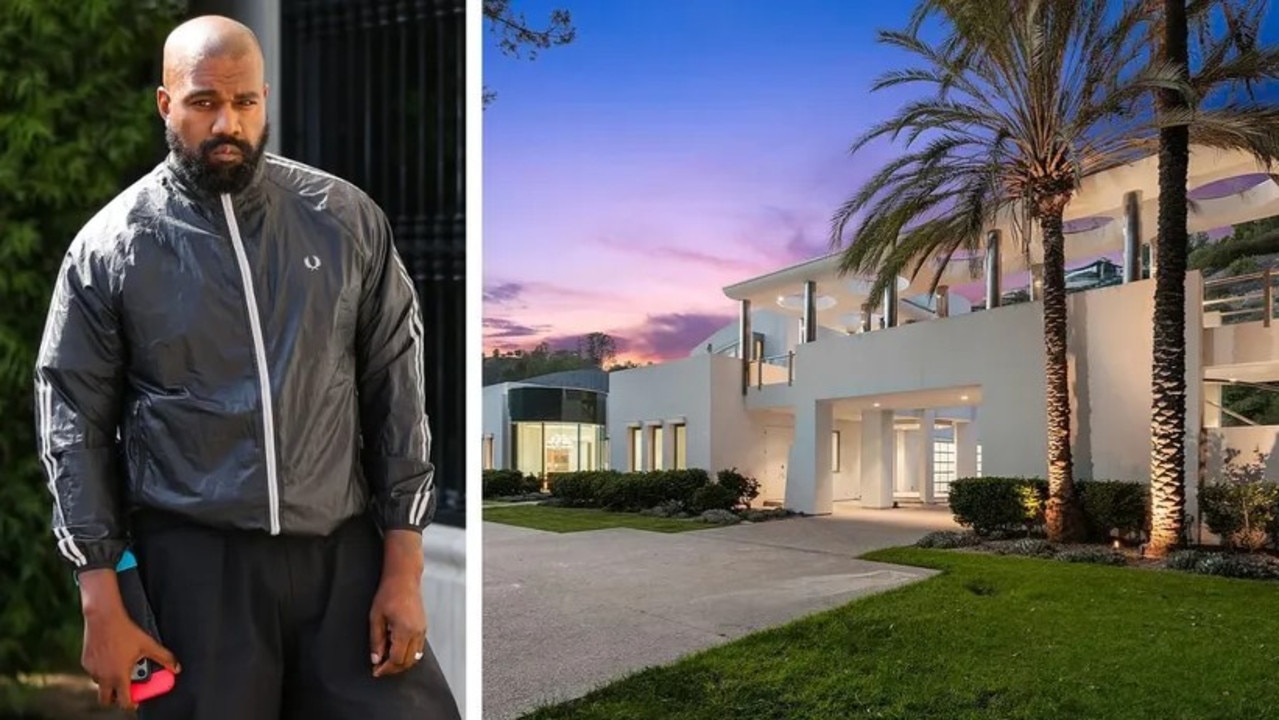 Inside Kanye West's $53m Beverly Hills home. Picture: Getty Images, Realtor