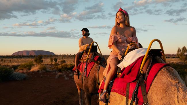 <source>Iconic Uluru will be one of the drawcards used to attract fellow Australians to holiday in the NT and spend those vital tourism dollars. Picture: Tourism NT/Matt Cherubino </source>