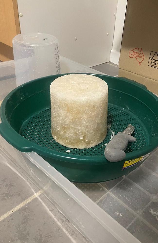 Police located 2kg of methamphetamine at a commercial-size clandestine laboratory. Picture: Supplied