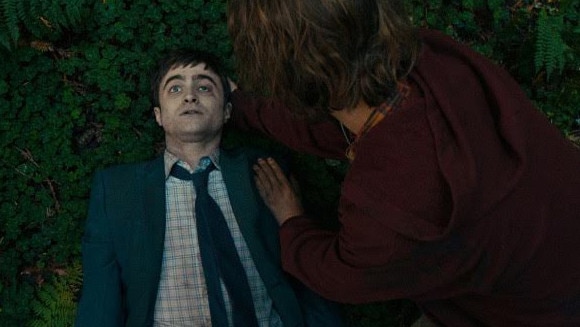 Daniel Radcliffe and Paul Dano in Swiss Army Man.