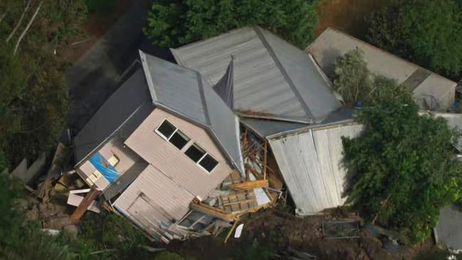 Mornington Peninsula Shire mayor Anthony Marsh said CCTV cameras would be installed in “strategic locations” in the exclusion zone near where one house toppled over.