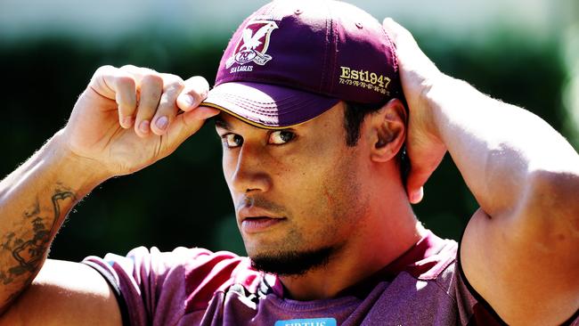 Manly Sea Eagles centre Steve Matai is on the club’s injured list&gt; Picture: Braden Fastier.