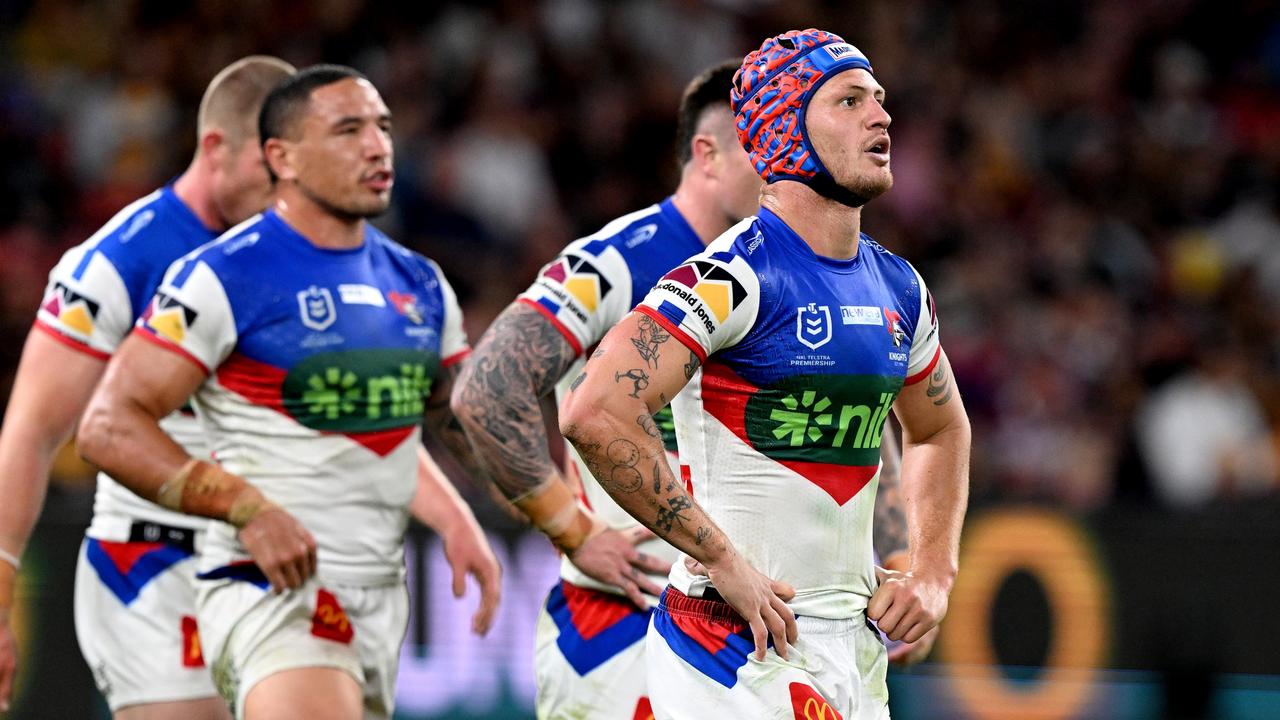 The Knights are almost certain to miss the finals despite Kalyn Ponga’s brilliant form. Picture: Getty