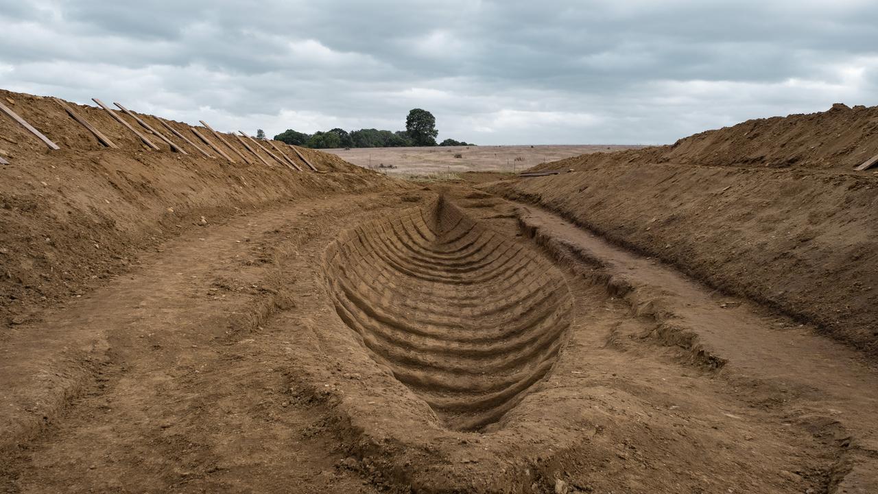 The Dig recreated the Sutton Hoo burial site.