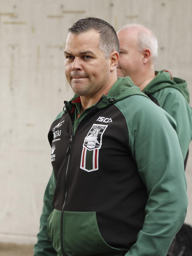 South Sydney coach Anthony Seibold has been left high and dry. Photo: Chris Pavlich