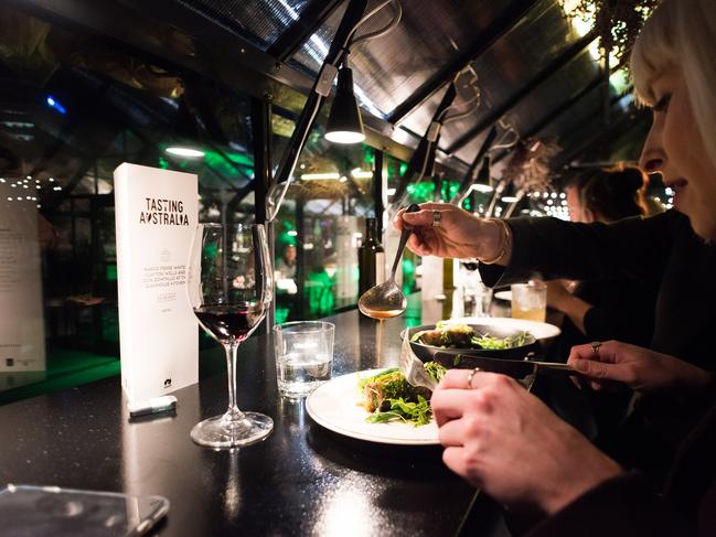 Guests at Tasting Australia’s Glasshouse Kitchen