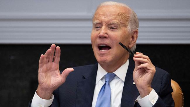 Joe Biden is unlikely to prevent a shutdown. Picture: AFP.