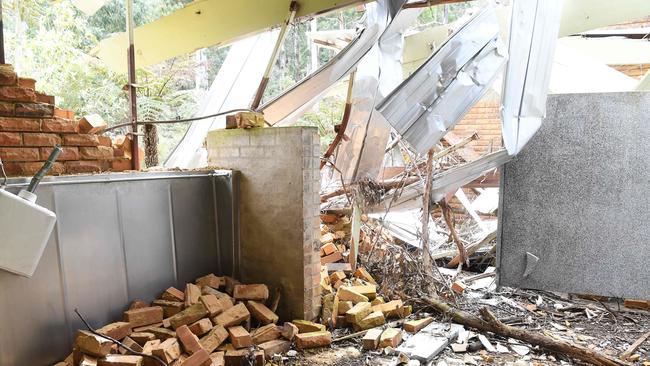 Badger Weir Picnic Ground remains closed after storm damage in 2016. Picture: James Ross