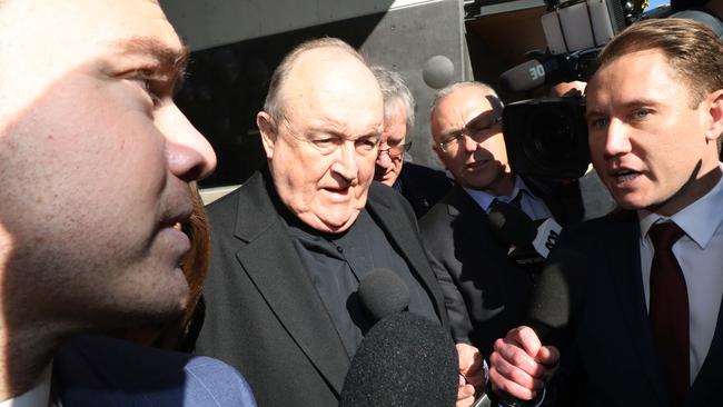 Adelaide Archbishop Philip Wilson after being sentenced to six months home detention. Picture: Adam Taylor