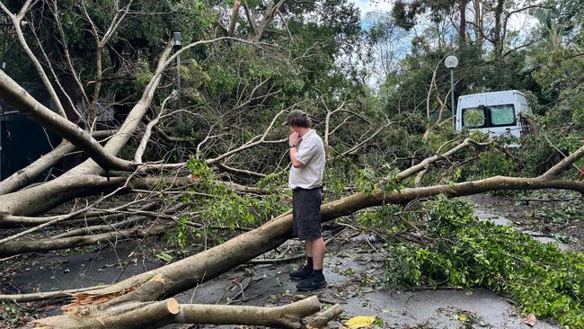 Dreamworld was smashed by the Christmas night storm of 2023.