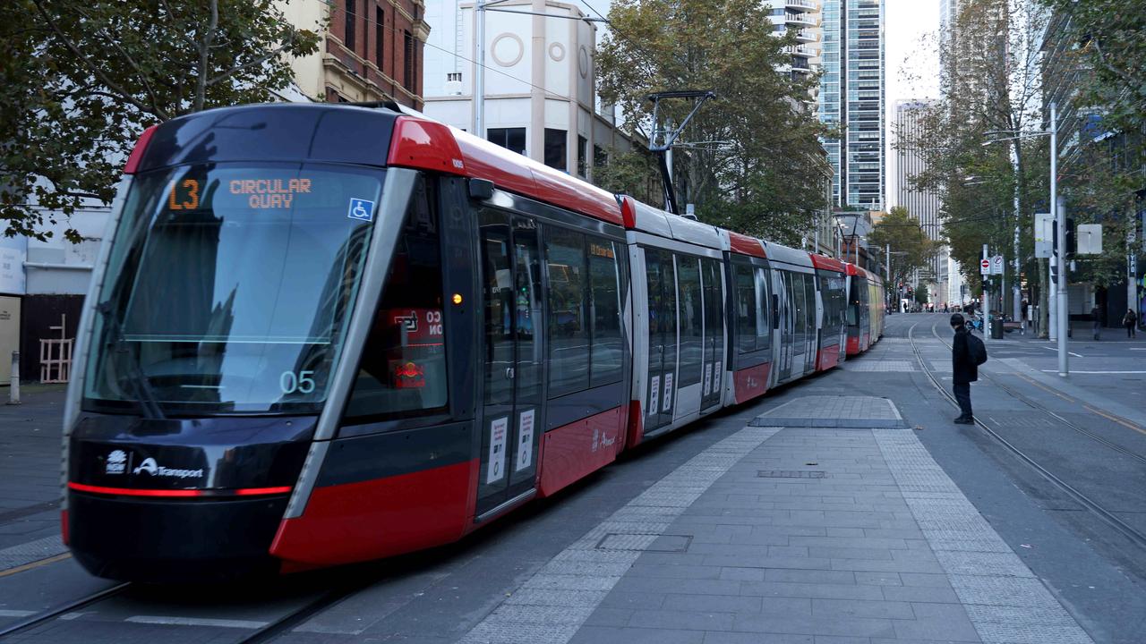 There’s more drama with Sydney’s CBD light rail services. Picture: NewsWire / Damian Shaw