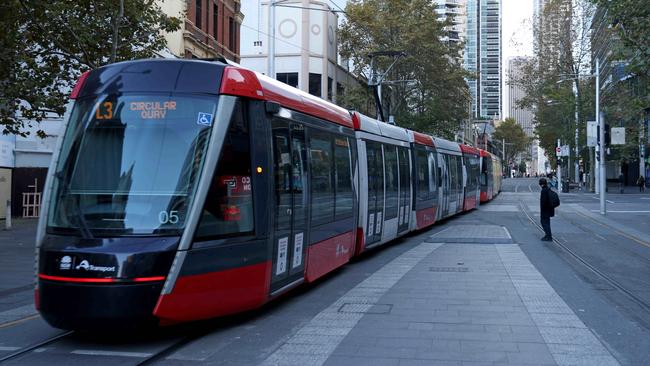 There’s more drama with Sydney’s CBD light rail services. Picture: NewsWire / Damian Shaw