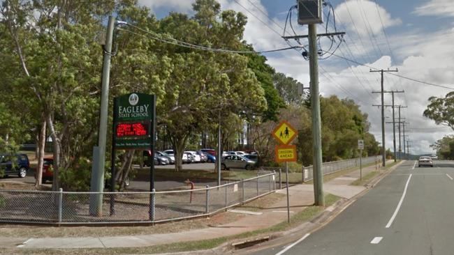 Eagleby State School students are concerned about a proposal to build a highway through Eagleby.