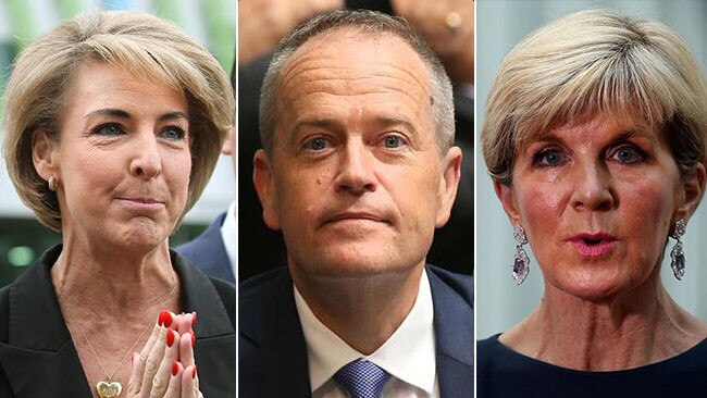 What a week Michaelia Cash, Bill Shorten and Julie Bishop have had.