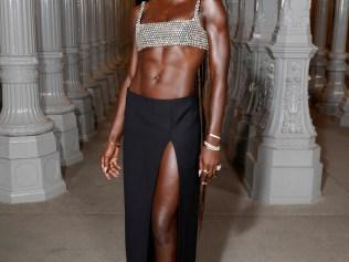 LOS ANGELES, CALIFORNIA - NOVEMBER 04: Jodie Turner-Smith, wearing Gucci, attends the 2023 LACMA Art+Film Gala, Presented By Gucci at Los Angeles County Museum of Art on November 04, 2023 in Los Angeles, California. (Photo by Presley Ann/Getty Images for LACMA)