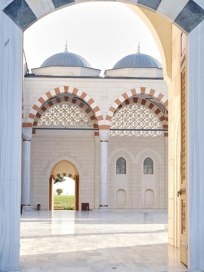 Entrance door of Grand Camlica mosque.