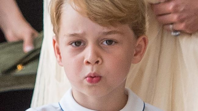 Members of The Royal Family attend the Christening of Prince Louis at the Chapel Royal, St. James's Palace, London, UK, on the 9th July 2018.  Picture by Dominic Lipinski/WPA-Pool. 09 Jul 2018 Pictured: Prince George. Photo credit: MEGA  TheMegaAgency.com +1 888 505 6342