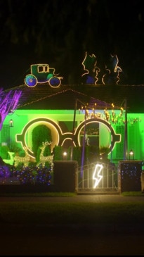 Sydney home goes all out with Harry Potter Christmas display