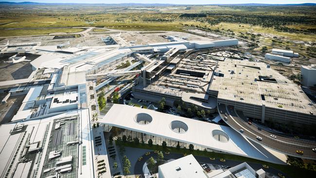 Mr Carroll dismissed the airport’s push for an underground station. Picture: Melbourne Airport