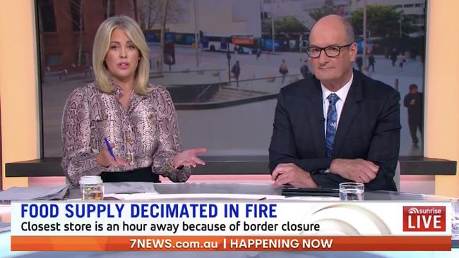 Samantha Armytage criticised Queensland Premier Annastacia Palasczcuk on Sunrise. Picture: Channel 7