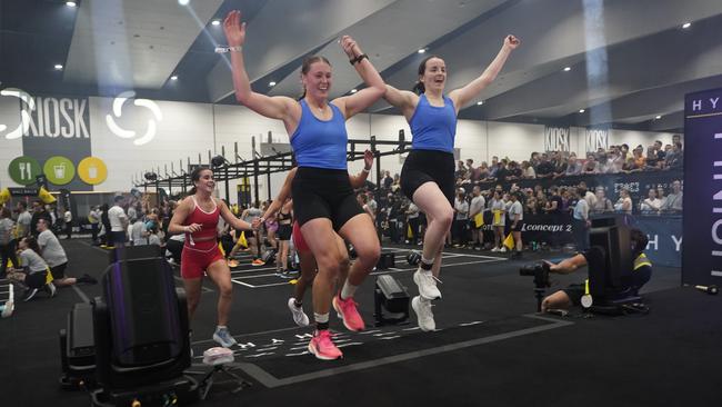 10000 athletes put their fitness to the test in a massive Hyrox competition this weekend (14-15 Dec) at Melbourne Exhibition and Convention Centre. Picture Valeriu Campan