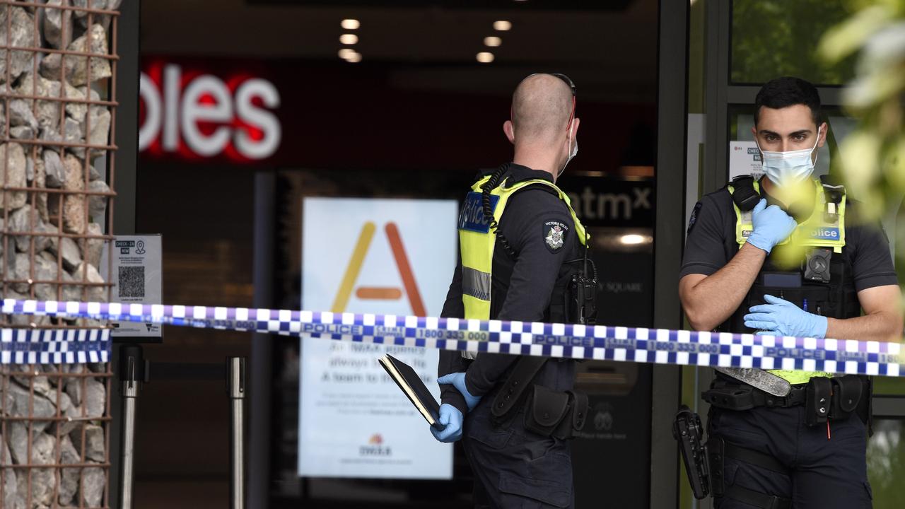 The Barkly Square shopping centre in Brunswick has been closed while police investigate. Picture: NCA NewsWire / Andrew Henshaw