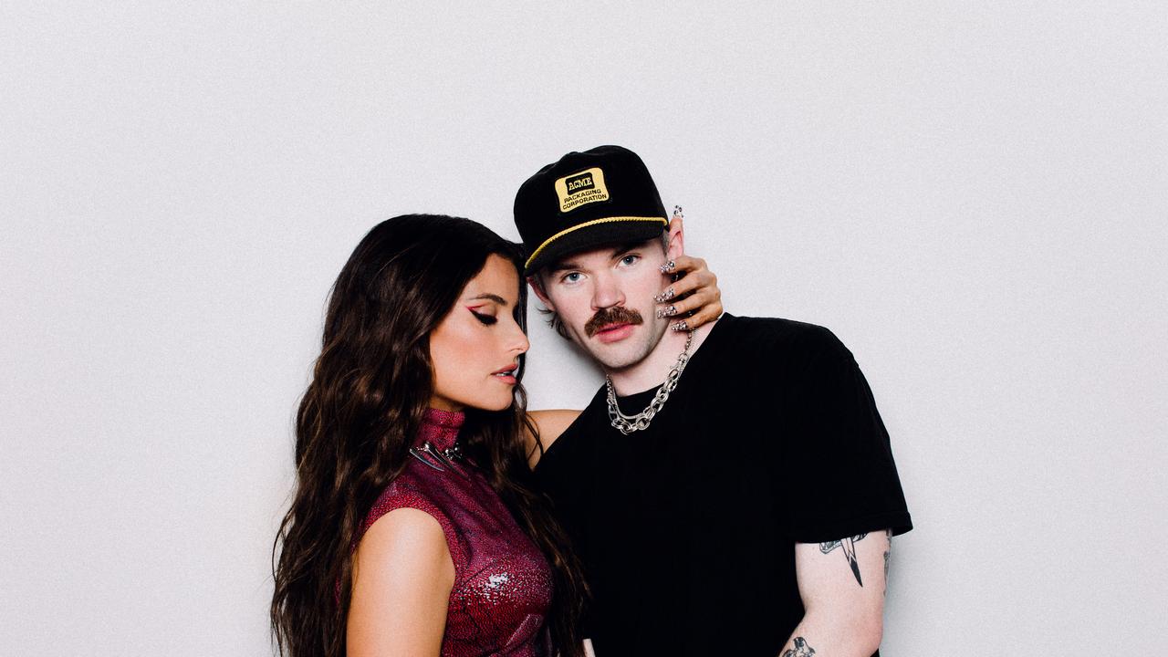 Nelly Furtado and Dom Dolla, one of Australia’s up and coming stars. Picture: Donslens