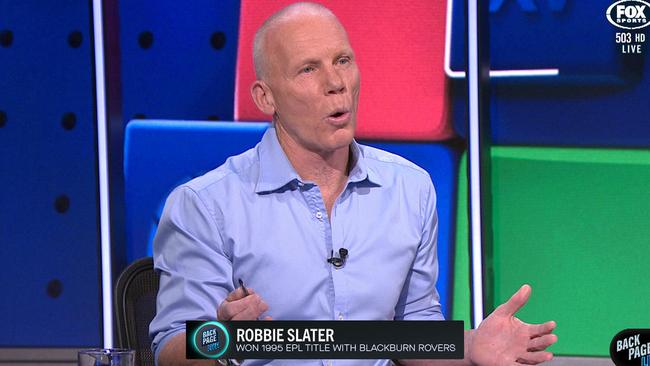 Robbie Slater doubled down on his controversial column surrounding Sam Kerr. Picture: Supplied