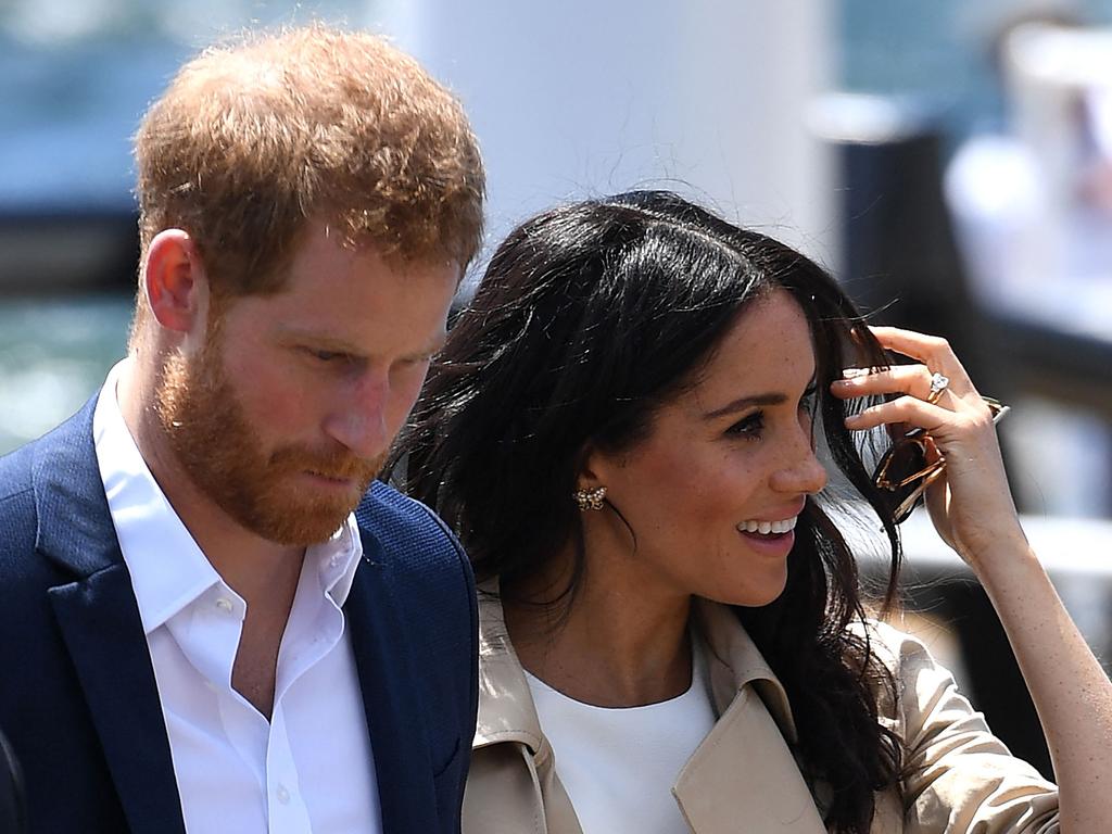 Prince Harry and the Duchess of Sussex in Sydney in October 2018. Picture: Dan Himbrechts/AFP