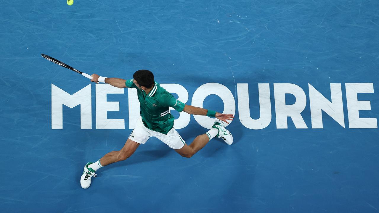 Tennis fans are anxiously awaiting what the end of Melbourne’s five-day lockdown means for the Australian Open. Picture: Cameron Spencer/Getty Images