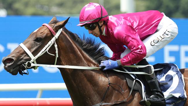 Fangirl resumes in the Apollo Stakes. Picture: Jeremy Ng-Getty Images