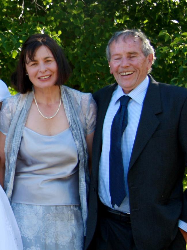 Susan Neill-Fraser and Bob Chappell at a family wedding in 2007.