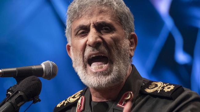 Commander of Iran's Islamic Revolutionary Guard Corps' Quds Force, Esmail Qaani. Picture: AFP.