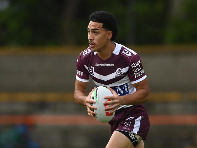 Lehi Hopoate has extended his contract with Manly. Pic: NRL