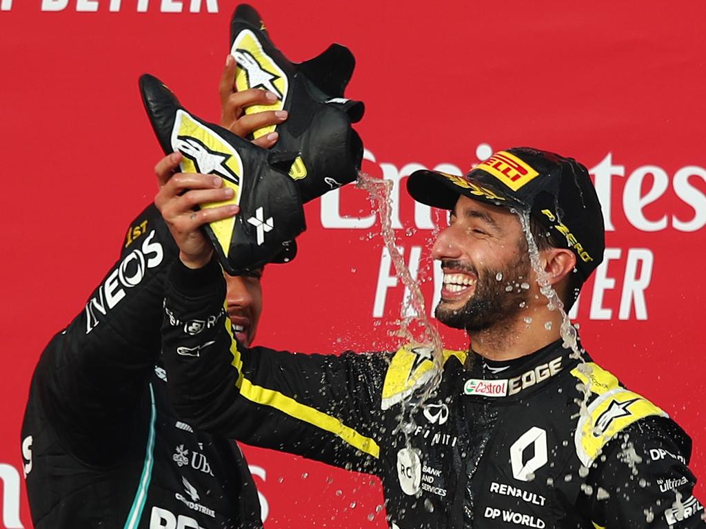Daniel Ricciardo nabs second successive podium as Lewis Hamilton wins ...