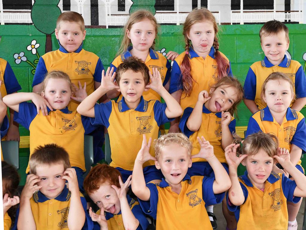 Maryborough Central State School Preps. Picture: Patrick Woods.