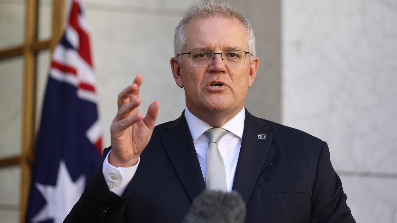 Prime Minister Scott Morrison says he is not taking anything for granted. Picture: NCA NewsWire/Gary Ramage