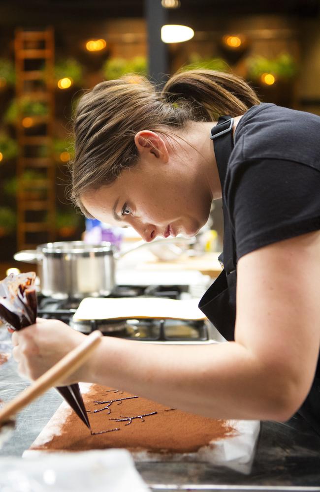 Many people’s favourite ... Emelia Jackson in action in the MasterChef kitchen.