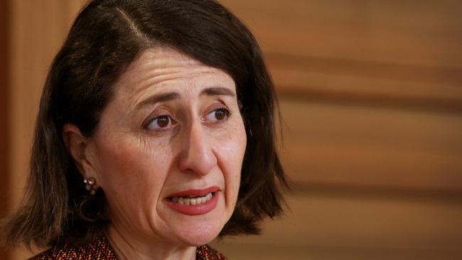 Ms Berejiklian foreshadows lockdown adjustments on Friday. Picture: Lisa Maree Williams/Getty Images