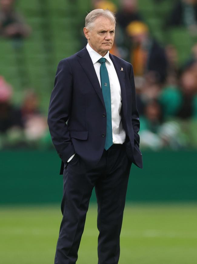 Outgoing Wallabies coach Joe Schmidt is in the sights of the All Blacks. Picture: Getty Images