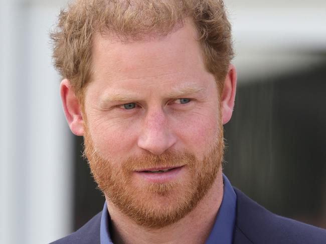 THE HAGUE, NETHERLANDS - APRIL 22: Prince Harry, Duke of Sussex is seen prior to the Wheelchair Basketball Finals match between Team Netherlands and Team US during day seven of the Invictus Games The Hague 2020 at Zuiderpark on April 22, 2022 in The Hague, Netherlands. (Photo by Chris Jackson/Getty Images for the Invictus Games Foundation)