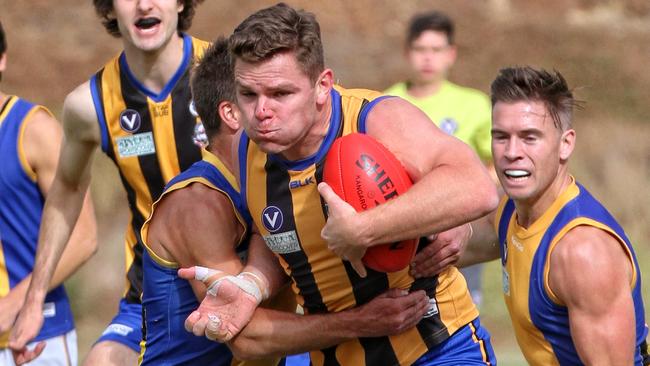 Adam Bentick in action for St Bernard's. Picture: Aaron Cook