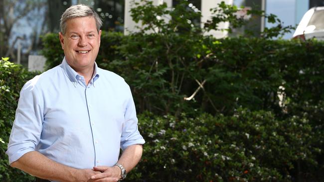 LNP leader Tim Nicholls at Southport — he will announce the party’s law and order policy today. Picture Glenn Hampson