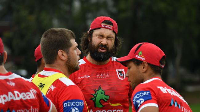 Aaron Woods has been working hard at the Dragons.