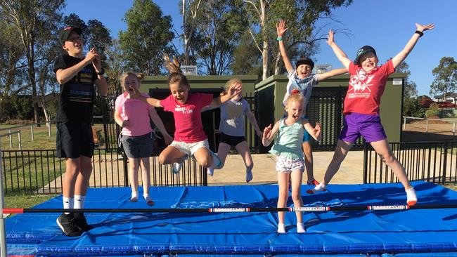 The club hopes that the bags will not only make high jump safer but also attract new athletes to Mt Druitt Little Athletics.